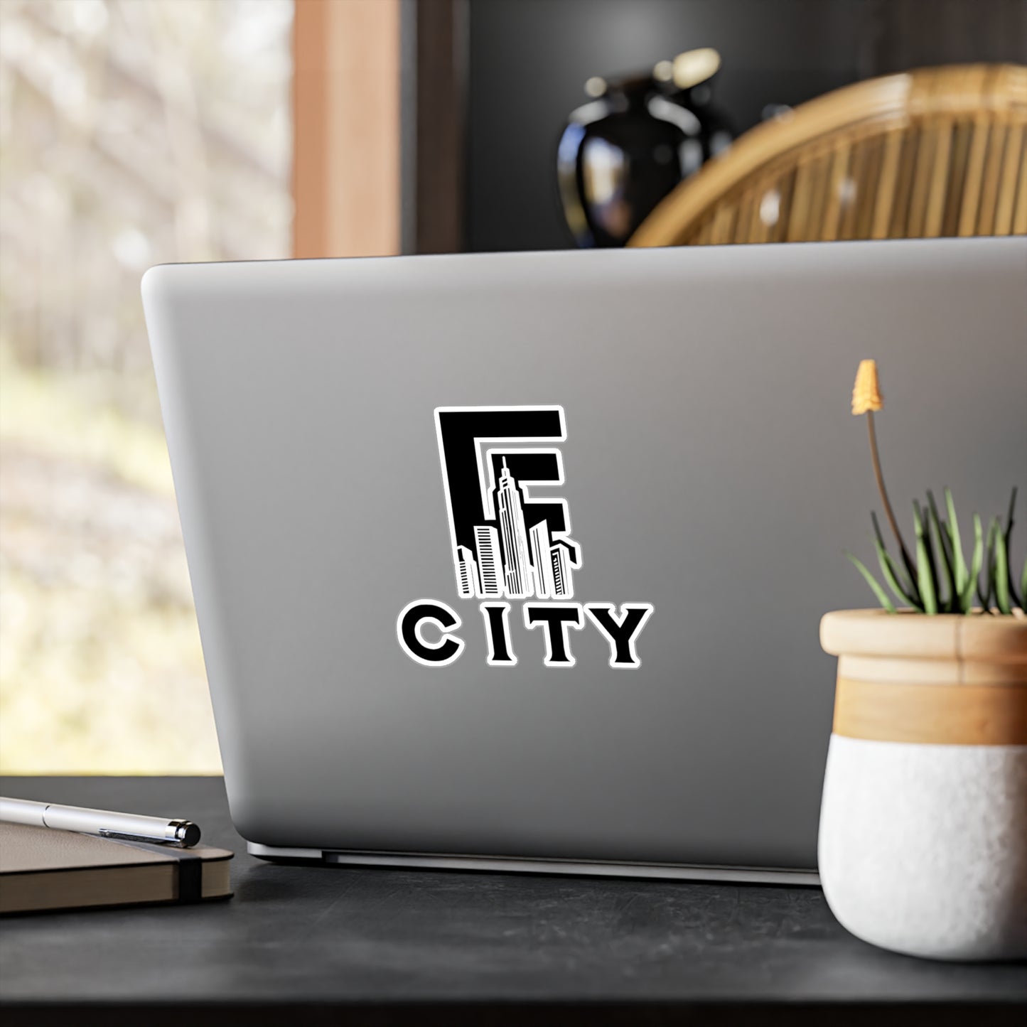 Black Logo Decal
