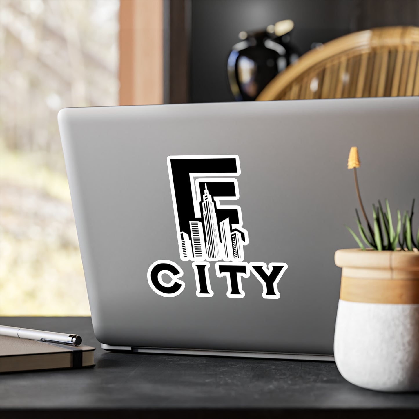 Black Logo Decal